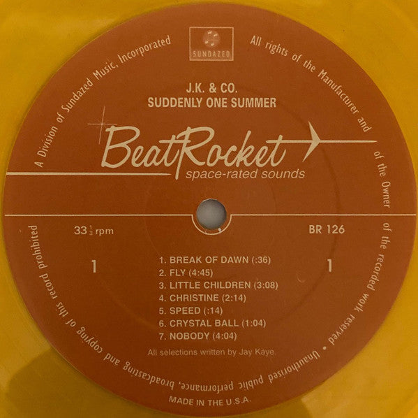 J. K. & Co. -Suddenly One Summer