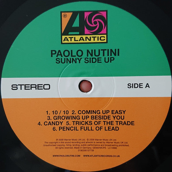 Paolo Nutini -Sunny Side Up