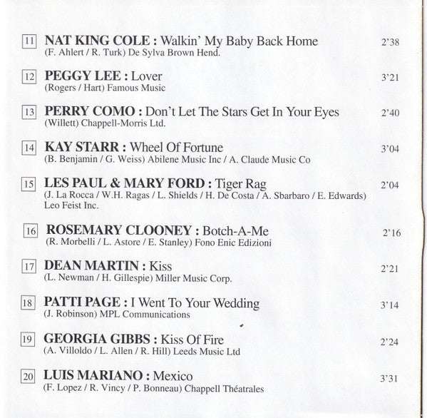 Various -De Pre Historie 200 Original Hits 1950-1959