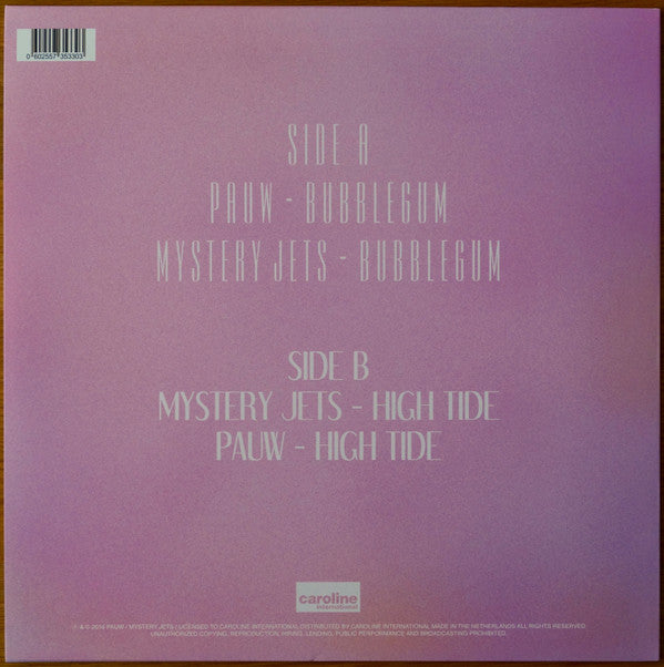 Pauw / Mystery Jets -Bubblegum / High Tide