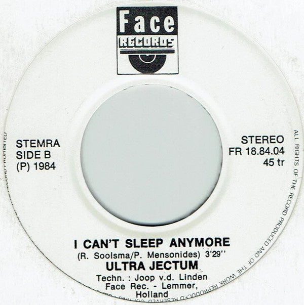 Ultra Jectum -The Age / I Can't Sleep Anymore