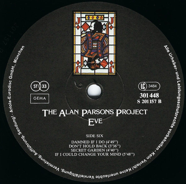 The Alan Parsons Project -I Robot / Pyramid / Eve / The Turn Of A Friendly Card