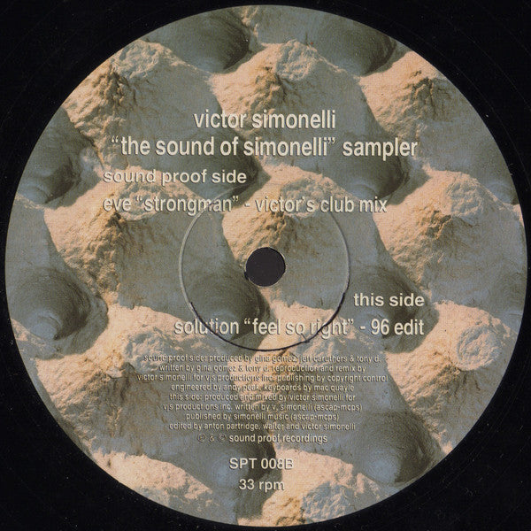 Victor Simonelli -Sound Of Simonelli Sampler Volume One