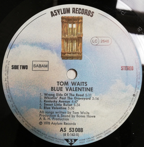 Tom Waits -Blue Valentine