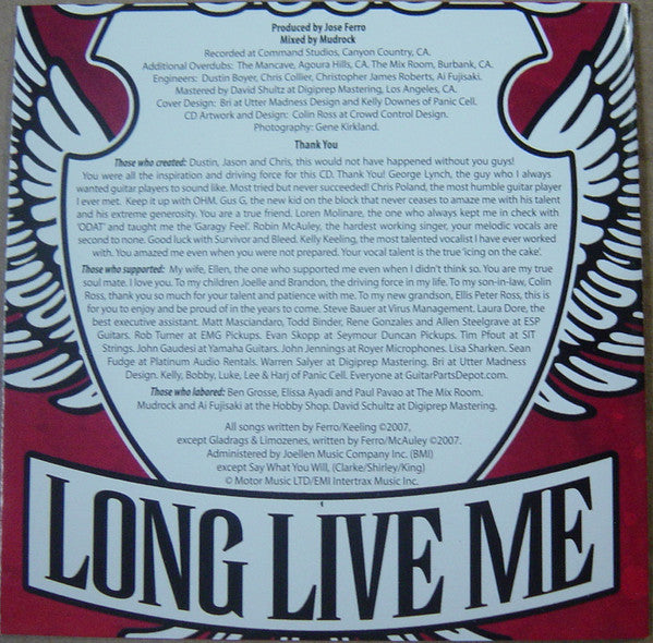 The Screamin' Lords -Long Live Me