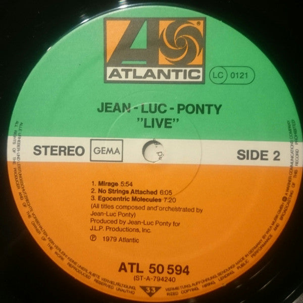 Jean-Luc Ponty - Live