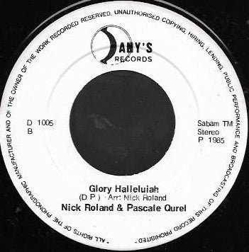 Nick Roland (2) -I Wish I Was In Dixie's Land / Glory Hallelujah