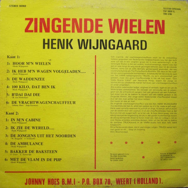 Henk Wijngaard -Zingende Wielen