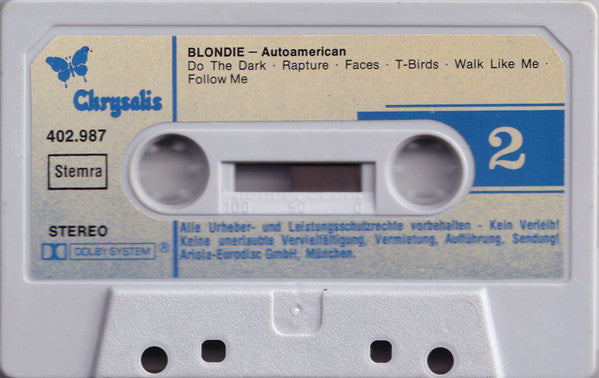 Blondie -Autoamerican