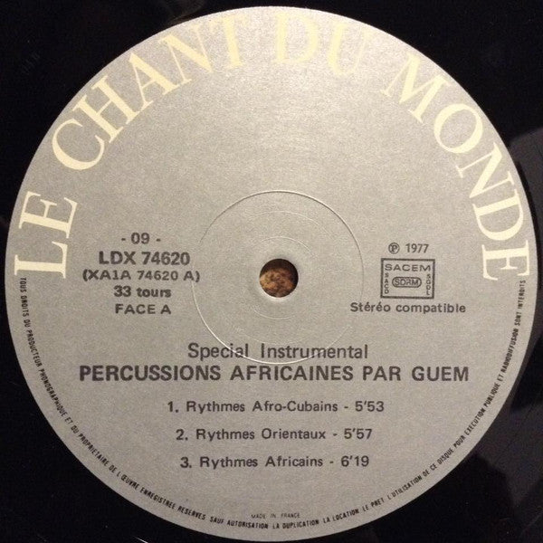 Guem -Rythmes Africains, Afro-Cubains Et Orientaux