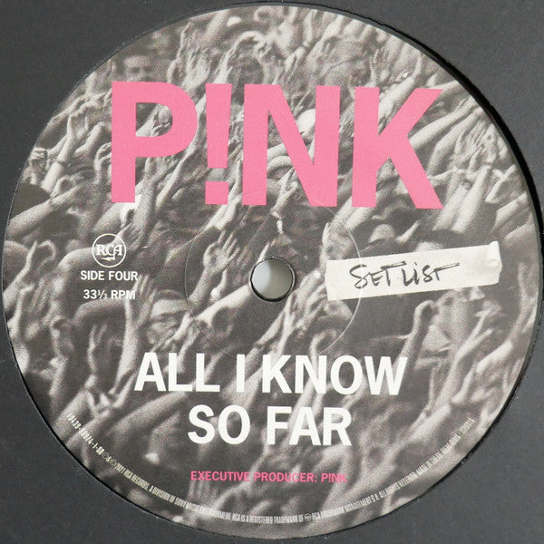P!NK -All I Know So Far: Setlist