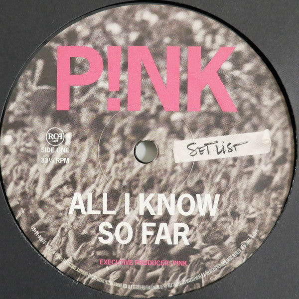P!NK -All I Know So Far: Setlist