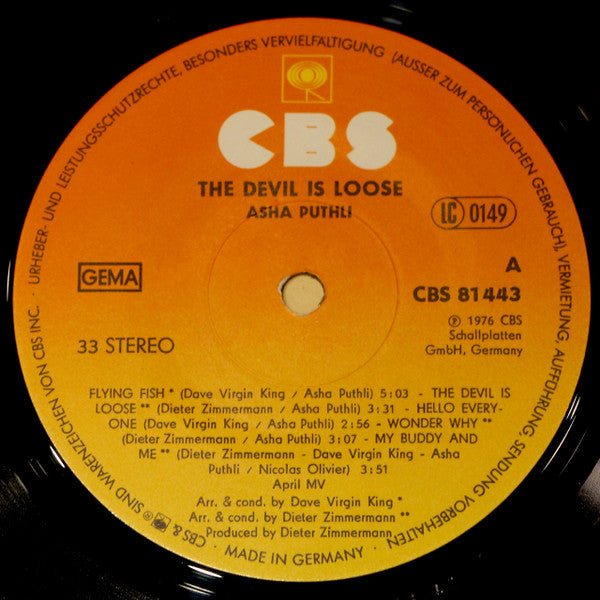 Asha Puthli -The Devil Is Loose