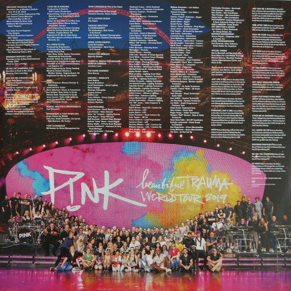 P!NK -All I Know So Far: Setlist