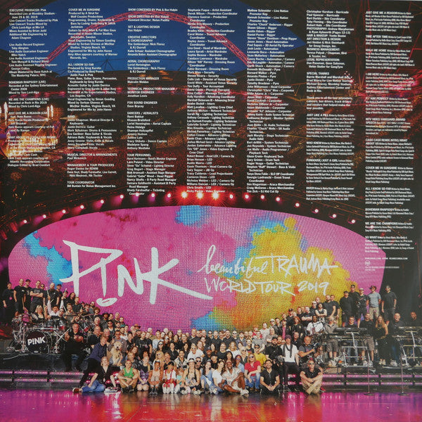 P!NK -All I Know So Far: Setlist