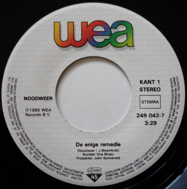 Noodweer -De Enige Remedie