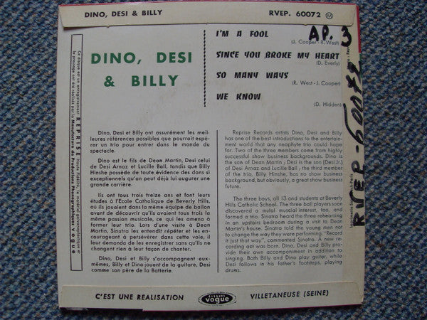 Dino, Desi & Billy -I'm A Fool