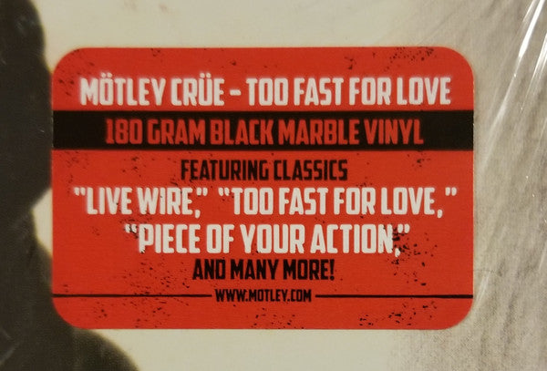 Mötley Crüe -Too Fast For Love