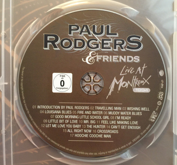 Paul Rodgers -Paul Rodgers & Friends - Live At Montreux 1994