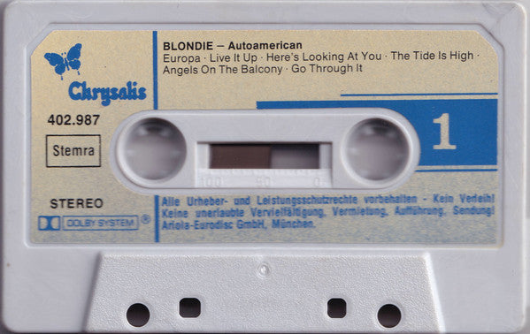Blondie -Autoamerican