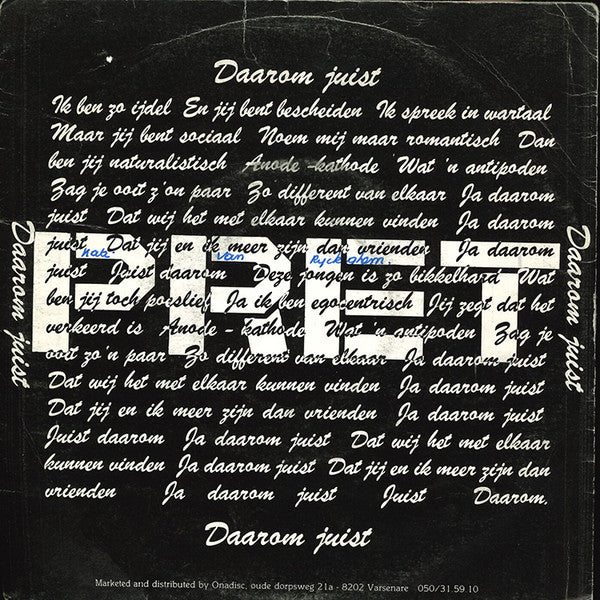 Pret -Daarom Juist