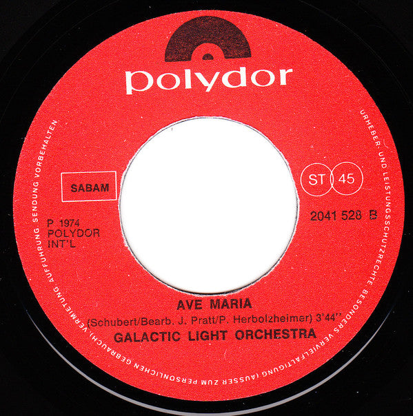 The Galactic Light Orchestra -Galactic Swan / Ave Maria
