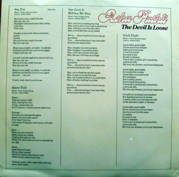 Asha Puthli -The Devil Is Loose