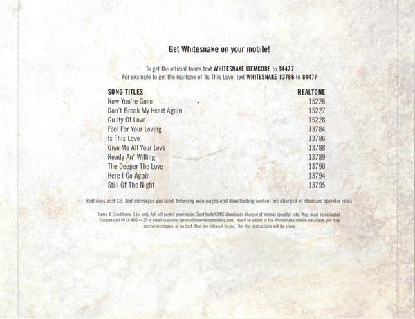 Whitesnake -30th Anniversary Collection