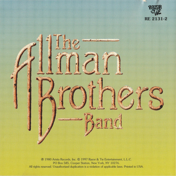 The Allman Brothers Band -Reach For The Sky