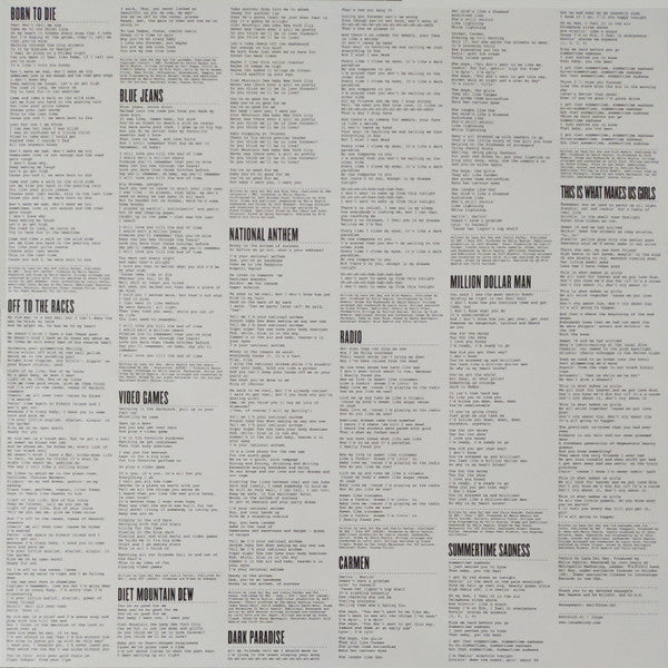 Lana Del Rey - Born To Die