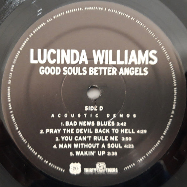 Lucinda Williams -Good Souls Better Angels
