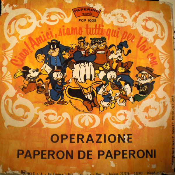 Unknown Artist -Operazione Paperon De Paperoni