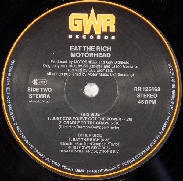 Motörhead - Eat The Rich