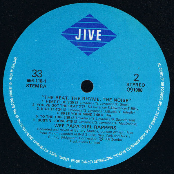 The Wee Papa Girl Rappers* - The Beat, The Rhyme, The Noise