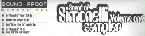 Victor Simonelli -Sound Of Simonelli Sampler Volume One