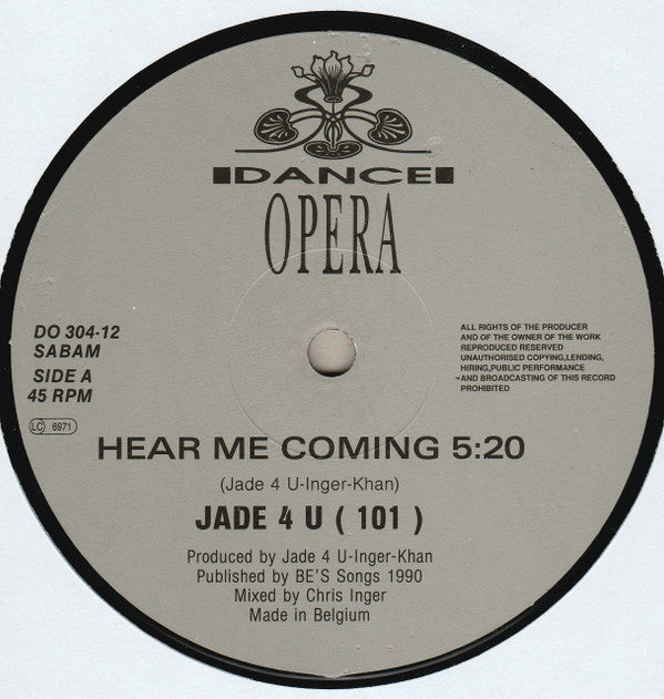 101 / Jade 4U - Hear Me Coming