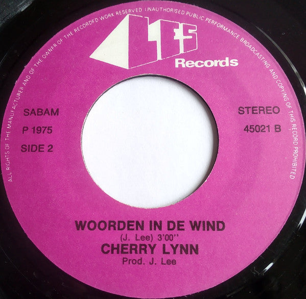 Cherry Lynn (3) - Uit Je Ogen Uit Je Hart