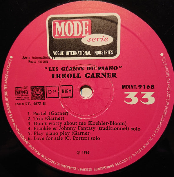 Art Tatum, Erroll Garner - Les Géants Du Piano