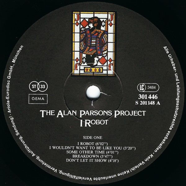 The Alan Parsons Project -I Robot / Pyramid / Eve / The Turn Of A Friendly Card