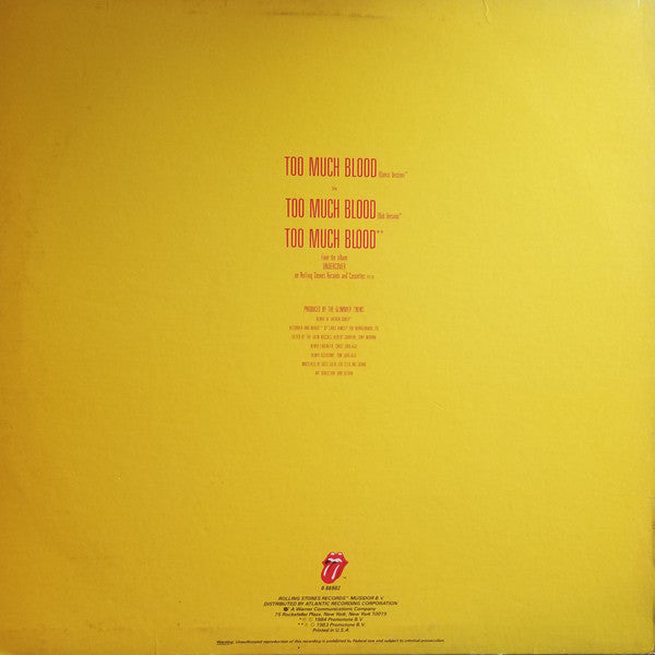 The Rolling Stones -Too Much Blood