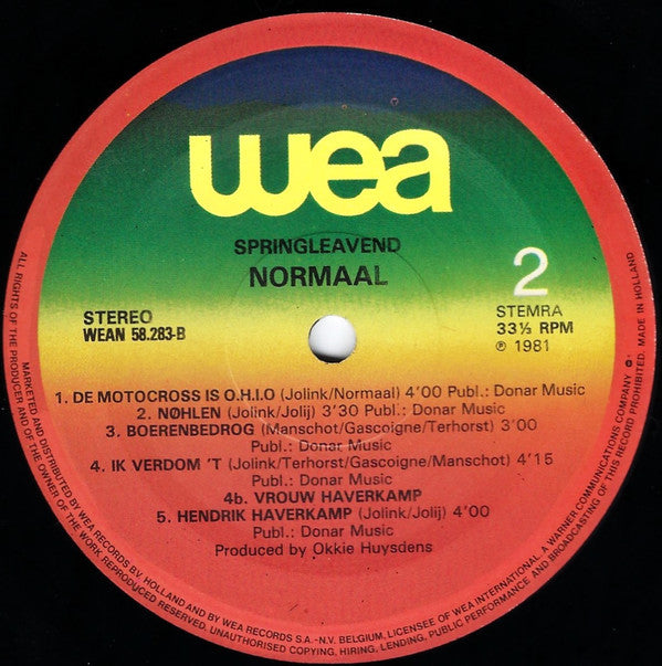 Normaal -Springlèavend