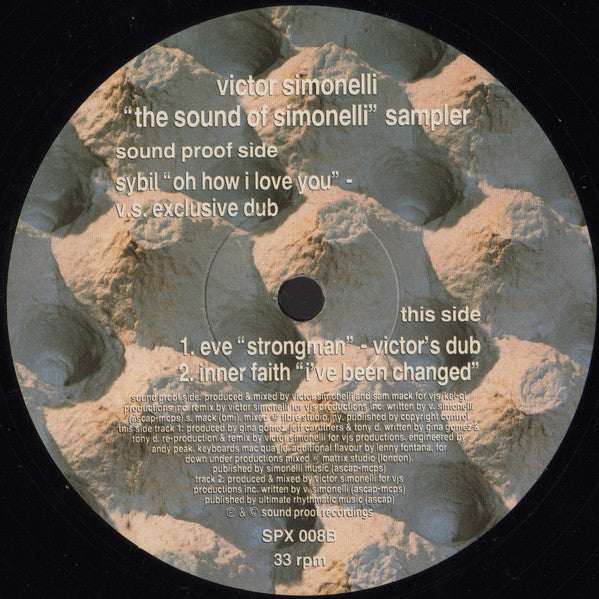 Victor Simonelli -Sound Of Simonelli Sampler Volume One