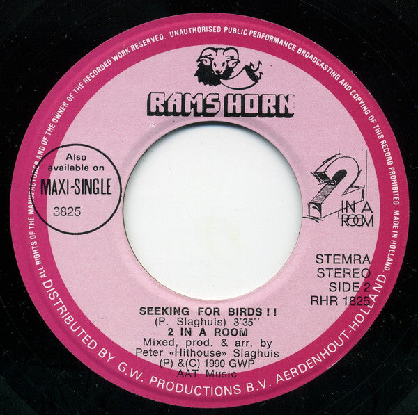 2 In A Room - Take Me Away (Short Hithouse Mix)