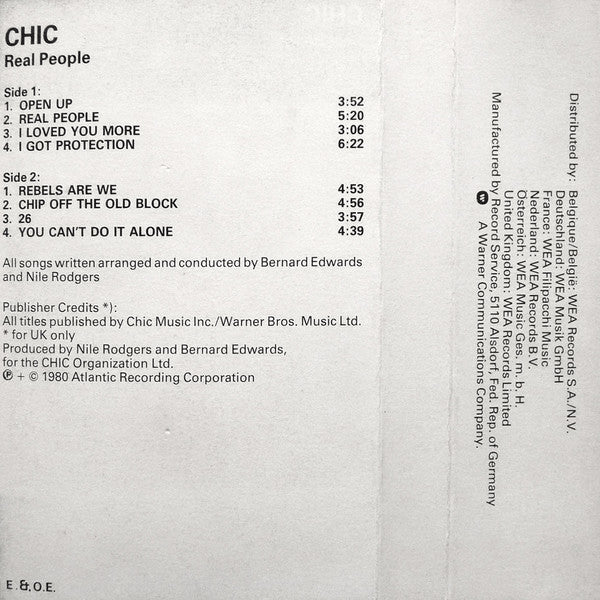 Chic - Real People