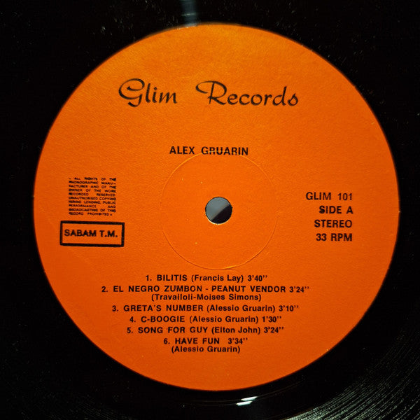Alex Gruarin -Alex Gruarin's Muziekhoed