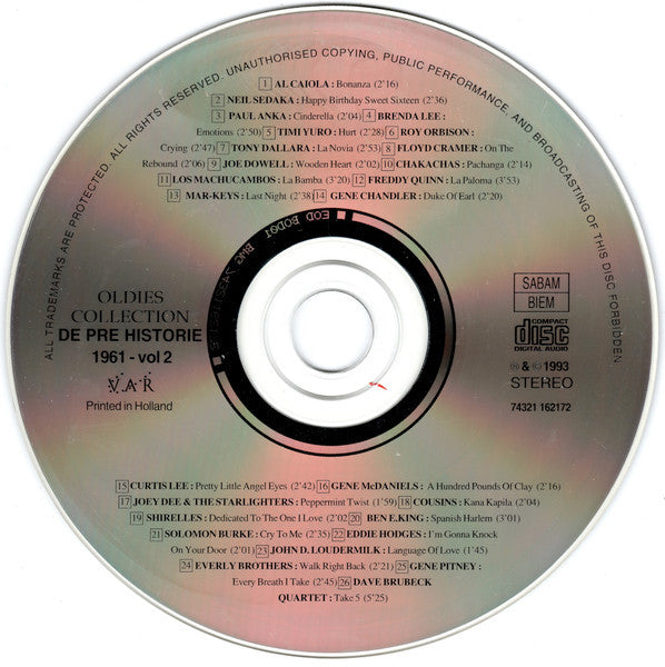 Various -De Pre Historie Original Hits 1960-1969 Vol.2