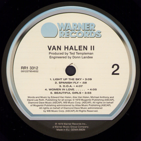 Van Halen -Van Halen II