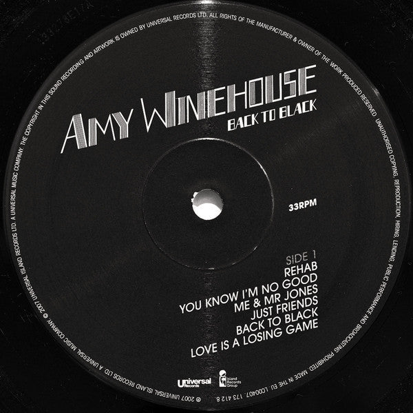 Amy Winehouse -Back To Black