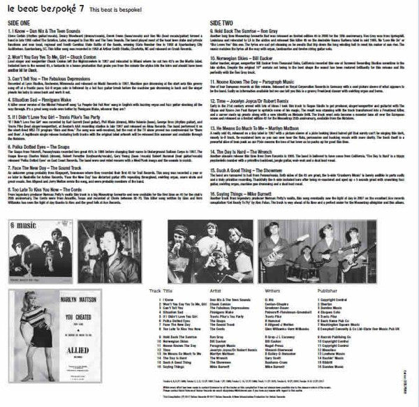 Various -Le Beat Bespoké 7