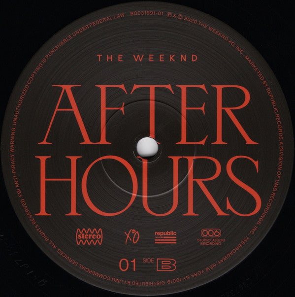 The Weeknd -After Hours